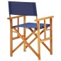 vidaXL Regiestuhl Massivholz Akazie Blau vidaXL Regiestuhl Massivholz Akazie Blau