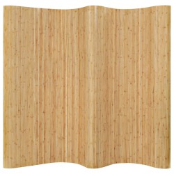 vidaXL Raumteiler Bambus 250x165 cm Natur