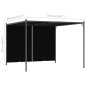 vidaXL Gartenpergola mit Versenkbarem Dach 3x3 m Anthrazit vidaXL Gartenpergola mit Versenkbarem Dach 3x3 m Anthrazit