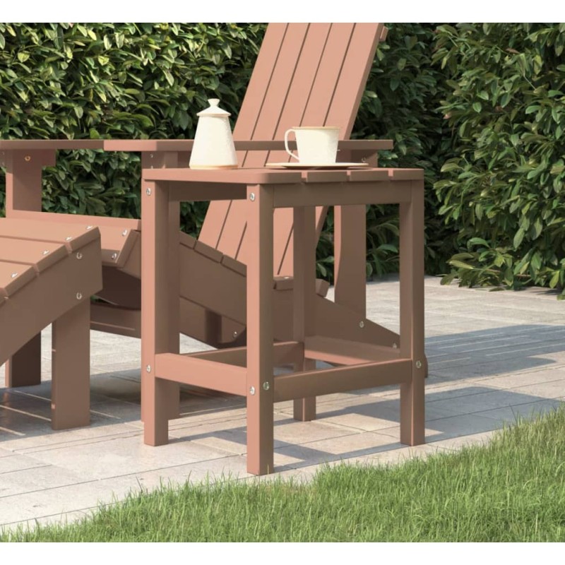 Adirondack-Gartentisch Braun 38x38x46 cm HDPE Adirondack-Gartentisch Braun 38x38x46 cm HDPE