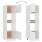 Mikrowellenumbauschrank Hochglanz-Weiß 60x57x207 cm Mikrowellenumbauschrank Hochglanz-Weiß 60x57x207 cm