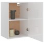 Hängeschrank Hochglanz-Weiß 39,5x31x60 cm Holzwerkstoff Hängeschrank Hochglanz-Weiß 39,5x31x60 cm Holzwerkstoff