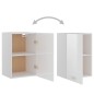 Hängeschrank Hochglanz-Weiß 39,5x31x60 cm Holzwerkstoff Hängeschrank Hochglanz-Weiß 39,5x31x60 cm Holzwerkstoff