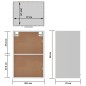 Hängeschrank Hochglanz-Weiß 39,5x31x60 cm Holzwerkstoff Hängeschrank Hochglanz-Weiß 39,5x31x60 cm Holzwerkstoff