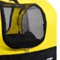 2-in-1 Tier-Fahrradanhänger und Jogger Gelb und Schwarz 2-in-1 Tier-Fahrradanhänger und Jogger Gelb und Schwarz