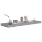 Schweberegal Grau 80x23,5x3,8 cm MDF Schweberegal Grau 80x23,5x3,8 cm MDF