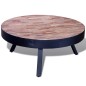 vidaXL Couchtisch Rund Altholz Teak vidaXL Couchtisch Rund Altholz Teak