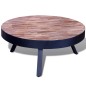 vidaXL Couchtisch Rund Altholz Teak vidaXL Couchtisch Rund Altholz Teak