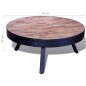 vidaXL Couchtisch Rund Altholz Teak vidaXL Couchtisch Rund Altholz Teak