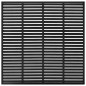 Lamellenzaun WPC 180x180 cm Schwarz Lamellenzaun WPC 180x180 cm Schwarz