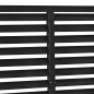 Lamellenzaun WPC 180x180 cm Schwarz Lamellenzaun WPC 180x180 cm Schwarz