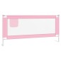Kleinkind-Bettschutzgitter Rosa 200x25 cm Stoff Kleinkind-Bettschutzgitter Rosa 200x25 cm Stoff