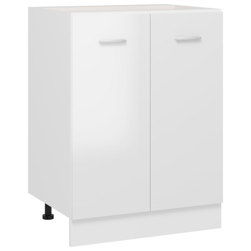 Unterschrank Hochglanz-Weiß 60x46x81,5 cm Holzwerkstoff Unterschrank Hochglanz-Weiß 60x46x81,5 cm Holzwerkstoff