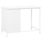 Schreibtisch Industrie-Stil mit Schubladen Weiß 105x52x75 cm Schreibtisch Industrie-Stil mit Schubladen Weiß 105x52x75 cm