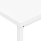 Schreibtisch Industrie-Stil mit Schubladen Weiß 105x52x75 cm Schreibtisch Industrie-Stil mit Schubladen Weiß 105x52x75 cm
