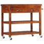 vidaXL Servierwagen 100x48x89 cm Massivholz Akazie vidaXL Servierwagen 100x48x89 cm Massivholz Akazie