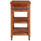 vidaXL Servierwagen 100x48x89 cm Massivholz Akazie vidaXL Servierwagen 100x48x89 cm Massivholz Akazie