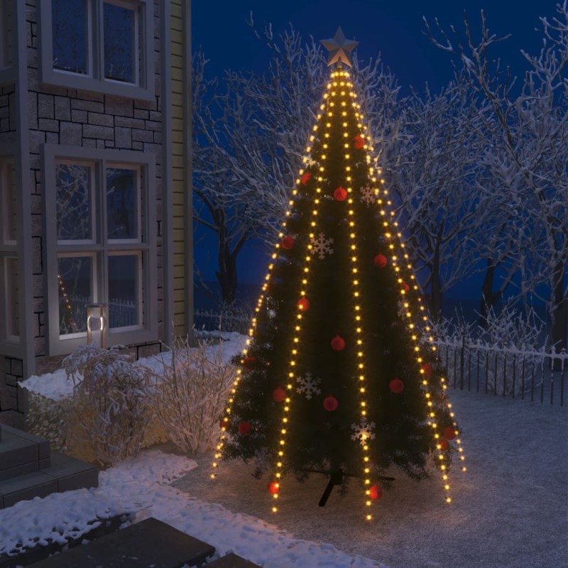Weihnachtsbaum-Lichternetz mit 400 LEDs 400 cm Weihnachtsbaum-Lichternetz mit 400 LEDs 400 cm