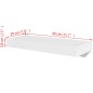 vidaXL Wandregale 2 Stk. MDF Weiß vidaXL Wandregale 2 Stk. MDF Weiß