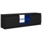 TV-Schrank mit LED-Leuchten Schwarz 120x30x35,5 cm TV-Schrank mit LED-Leuchten Schwarz 120x30x35,5 cm