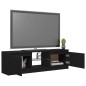 TV-Schrank mit LED-Leuchten Schwarz 120x30x35,5 cm TV-Schrank mit LED-Leuchten Schwarz 120x30x35,5 cm