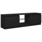 TV-Schrank mit LED-Leuchten Schwarz 120x30x35,5 cm TV-Schrank mit LED-Leuchten Schwarz 120x30x35,5 cm