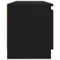TV-Schrank mit LED-Leuchten Schwarz 120x30x35,5 cm TV-Schrank mit LED-Leuchten Schwarz 120x30x35,5 cm