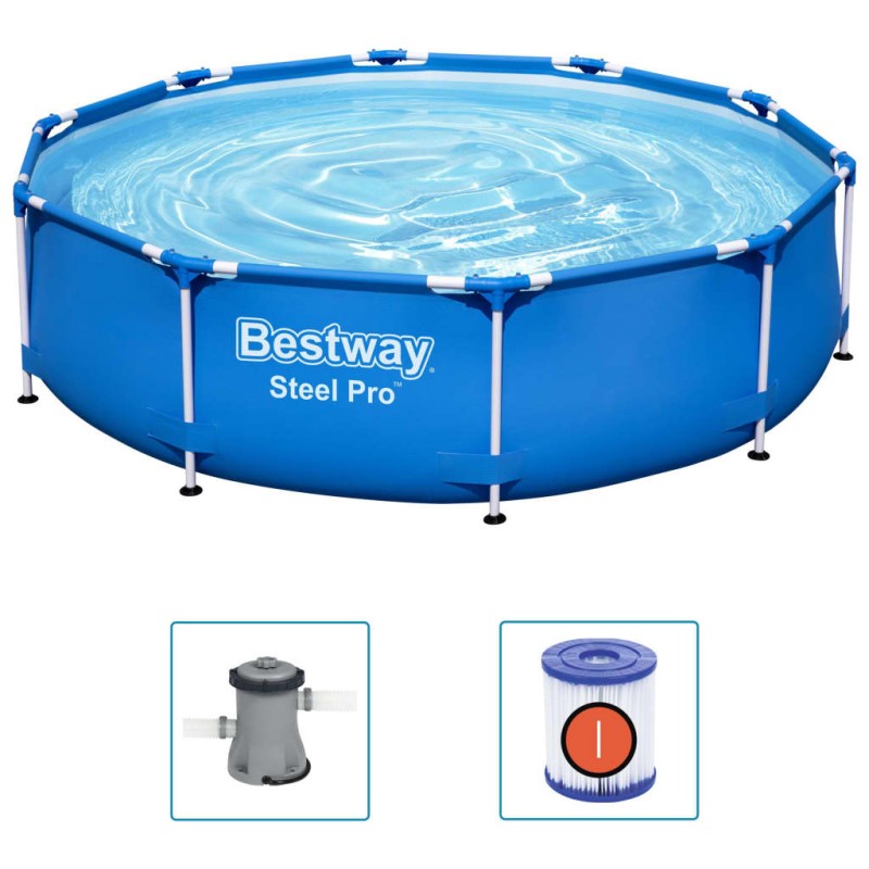 Bestway Steel Pro Swimming-Pool 305x76 cm Bestway Steel Pro Swimming-Pool 305x76 cm