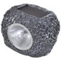 Outdoor LED-Solarstrahler 12 Stk. Steinform Outdoor LED-Solarstrahler 12 Stk. Steinform