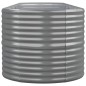 Hochbeet Pulverbeschichteter Stahl 368x80x68 cm Grau Hochbeet Pulverbeschichteter Stahl 368x80x68 cm Grau
