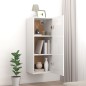 vidaXL Hängeschrank Hochglanz-Weiß 34,5x34x90 cm Holzwerkstoff vidaXL Hängeschrank Hochglanz-Weiß 34,5x34x90 cm Holzwerkstoff