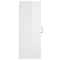 vidaXL Hängeschrank Hochglanz-Weiß 34,5x34x90 cm Holzwerkstoff vidaXL Hängeschrank Hochglanz-Weiß 34,5x34x90 cm Holzwerkstoff
