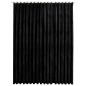 Verdunkelungsvorhang mit Haken Samt Schwarz 290 x 245 cm Verdunkelungsvorhang mit Haken Samt Schwarz 290 x 245 cm