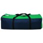 vidaXL Campingzelt 9 Personen Stoff Blau/Grün vidaXL Campingzelt 9 Personen Stoff Blau/Grün