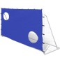 Fußball Tor mit Torschusswand Stahl 240 x 92 x 150 cm Fußball Tor mit Torschusswand Stahl 240 x 92 x 150 cm