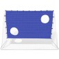 Fußball Tor mit Torschusswand Stahl 240 x 92 x 150 cm Fußball Tor mit Torschusswand Stahl 240 x 92 x 150 cm