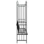 vidaXL Rosenbogen mit Bank Schwarz 128x50x207 cm Eisen vidaXL Rosenbogen mit Bank Schwarz 128x50x207 cm Eisen