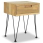 Nachttisch 40 x 30 x 50 cm Teak Massiv Nachttisch 40 x 30 x 50 cm Teak Massiv