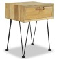 Nachttisch 40 x 30 x 50 cm Teak Massiv Nachttisch 40 x 30 x 50 cm Teak Massiv