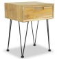 Nachttisch 40 x 30 x 50 cm Teak Massiv Nachttisch 40 x 30 x 50 cm Teak Massiv