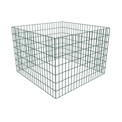vidaXL Gartenkomposter Quadratmaschen 100 x 100 x 70 cm  