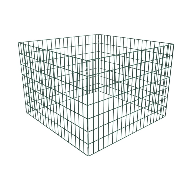 vidaXL Gartenkomposter Quadratmaschen 100 x 100 x 70 cm vidaXL Gartenkomposter Quadratmaschen 100 x 100 x 70 cm