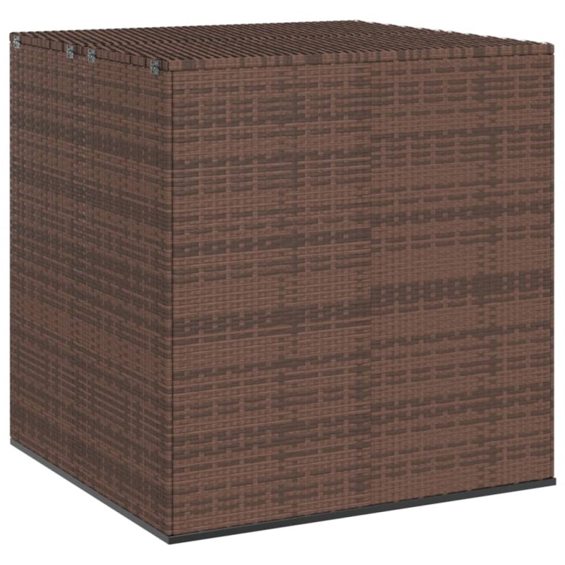 Garten-Kissenbox PE Rattan 100x97,5x104 cm Braun Garten-Kissenbox PE Rattan 100x97,5x104 cm Braun