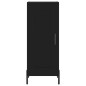 Highboard Schwarz 34,5x34x180 cm Holzwerkstoff Highboard Schwarz 34,5x34x180 cm Holzwerkstoff