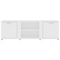 vidaXL TV-Schrank Weiß 120x34x37 cm Holzwerkstoff