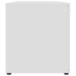 vidaXL TV-Schrank Weiß 120x34x37 cm Holzwerkstoff