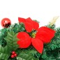 Weihnachtsgirlande mit LED-Lichtern Grün 2,7 m PVC Weihnachtsgirlande mit LED-Lichtern Grün 2,7 m PVC