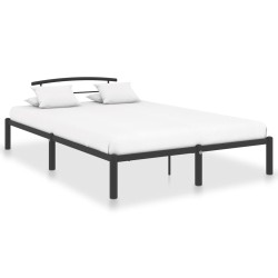 Bettgestell Schwarz Metall 160x200 cm