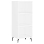 Highboard Weiß 34,5x34x180 cm Holzwerkstoff Highboard Weiß 34,5x34x180 cm Holzwerkstoff