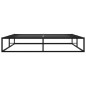 vidaXL Bettgestell Schwarz Metall 200x200 cm vidaXL Bettgestell Schwarz Metall 200x200 cm